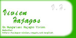 vivien hajagos business card